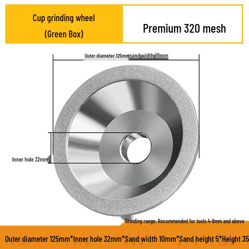 Alloy Diamond Grinding Wheel for U2 Grinder - Ideal for Tungsten Steel, Hard Alloy, Ceramic, and CBN.