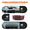 For Ford Maverick 2026-2026 ABS Black Car Central Control Dashboard Storage Box Storage Box Tray Interior Car Accessories