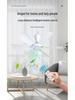Silent Breeze Hanging Mini Ceiling Fan with Mosquito Net for Dorms and Beds