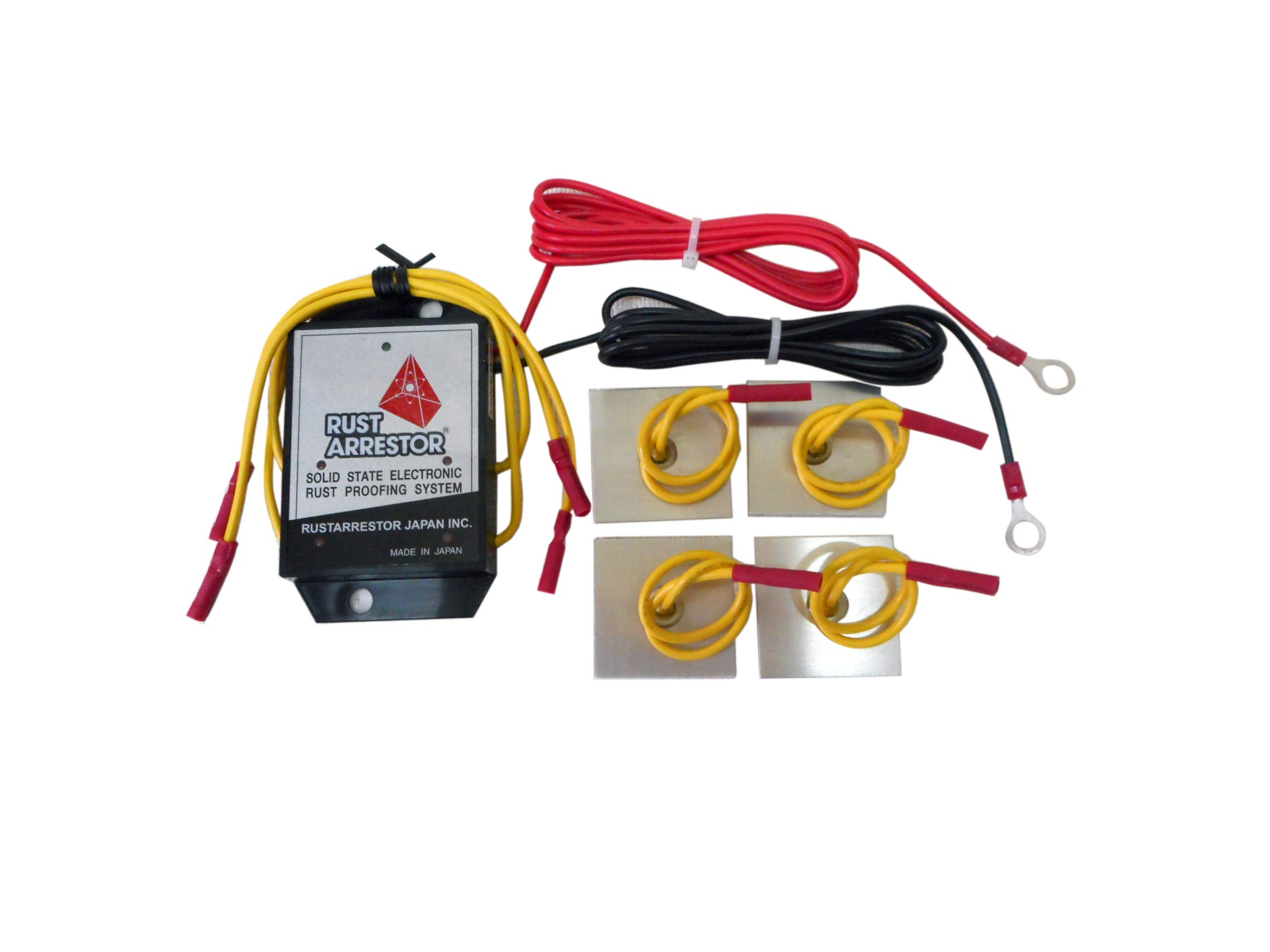 

Protect your paintwork and prevent rust with this electronic rust prevention Rust Arrester wagons and standard Genuine Japanese part number device, чорний