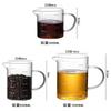 Huiyu Großer hitzebeständiger Messbecher aus Glas mit Griff, 500 ml