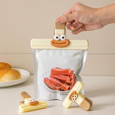Food Sealing Clip Cute Airtight Bag Clips Moisture-resistant Bag Clip Sealers Creative Long Tail Clip for Home Office Use