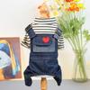 PETCIRCLE Pet Circle Dog Quad Pet Clothing Clothing Corduroy Good Friends Overalls Collection