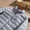 Giacca Leggera in Piuma da Uomo - Calda, Collo Alto, Giacca Invernale con Cappuccio Casual e Versatile