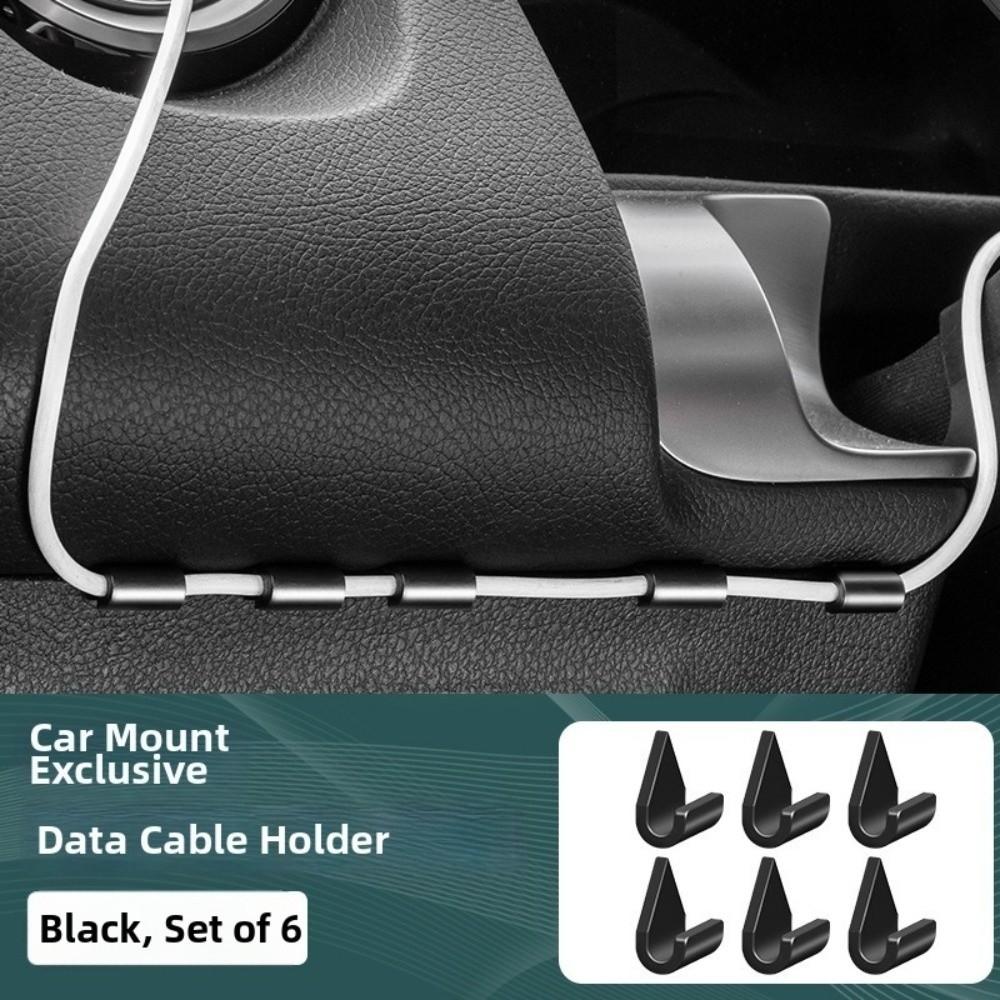 6/12PCS Invisible Car Cable Clip No Trace Fixing Clip Professional Wire Management  Dashboards