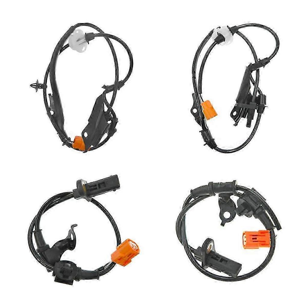 4pcs Front Rear Abs Wheel Speed Sensor 57455-sdc-013 57450-sdc-013 For Tsx 2004-2008 Accord 2003-20