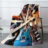 Guitar Blanket Soft Warm Throw Blanket Nap Blanket For Couch Sofa Office Bed Camping Travel Multipurpose Gift Blanket For All Season