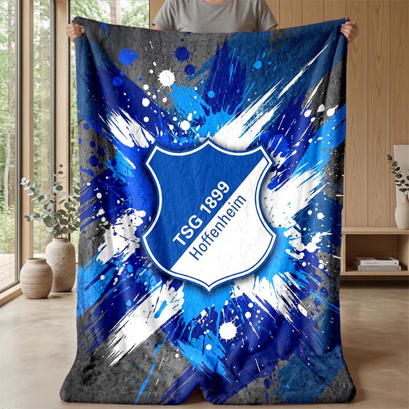 TSG Hoffenheim FC Soft Flannel Fleece Blanket Lightweight Cozy Warm Throw Blanket For Sofa Bed Home Decor