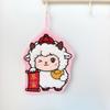 Cartoon Sheep Design Hanging Hand Towel Super Absorbent Thick Durable for Kitchen Bathroom Home Cleaning