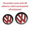 139Adhesivos Decorativos para Parrilla Delantera y Maletero Trasero con Logotipo de Coche, Accesorios para Volkswagen GTI Golf Polo