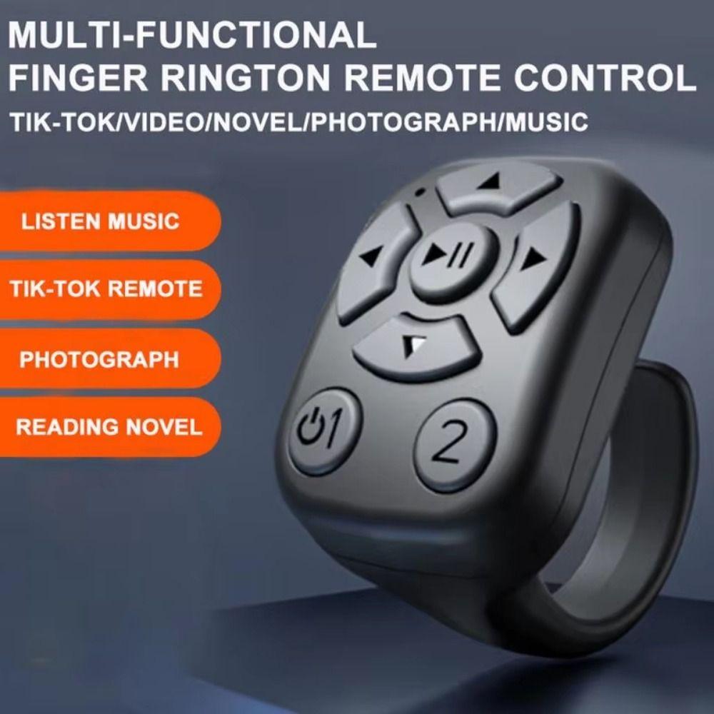 Portable Auto Clicker Remote Controller Stable Signal Transmission Smart Scrolling Ring  Photos