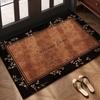 Vintage Door Mat: High-End, Non-Slip, Easy Clean, Cuttable, Dirt-Resistant, Wash-Free for Home Use