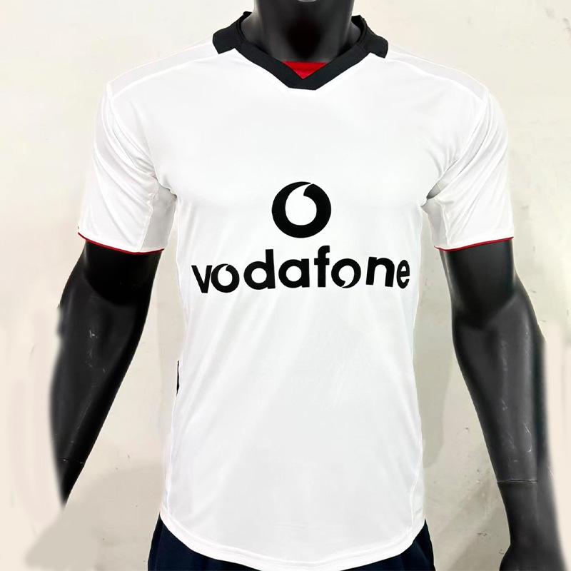 Vintage 2002-03 Manchester United Away Jersey - Short Sleeve Retro Football Shirt XL белый