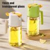 Olive Oil Mist Sprayer 460ml Oil Control Spray Bottle with High-Pressure Nozzle Dual-purpose Kitchen Gadget for Air Fryer Salad Cooking