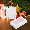30 Pieces Kraft Bakery Box with Clear Window Bakery Candy Box Pastry Box for Pastry Biscuit Macaron Pie Candy Donuts