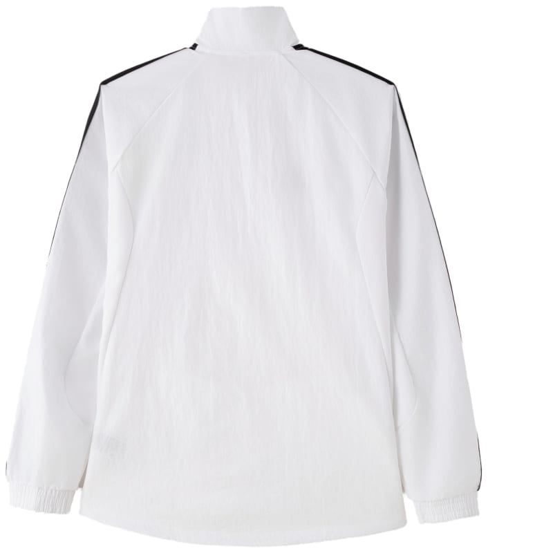 adidas Jackets Men's White Stand Collar Moderate Other JZ9339