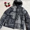Used TATRAS Reversible Down Jacket, Paisley Pattern/black. Down Jacket, Black, Paisley, Bandana Pattern, Reversible.