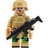 Ninja Warrior Superhero Doll With Weapon Single Building Block Assembly Toy
