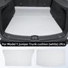 For Tesla Model Y Juniper 2026 Leather Trunk Mats Rear Seat Back Protector Pad Backrest All Weather Liner Pet Anti-kick Pad