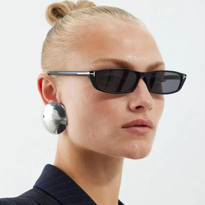 Small Frame Sunglasses for Women Retro Rectangle Sunglasses Polarized Fashion Shades Eyewear Summer Outdoor UV400 Sun Glass