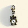 Tiny Cute Owl Shaped Pendant Pocket Watch For Kid Men Women Retro Quartz Pocket Clock Gifts Arabic Numerals Dial
