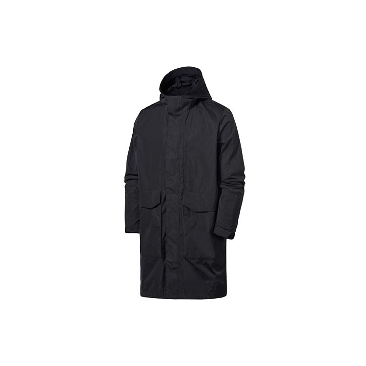 

Мужская куртка-ветровка Nike Sportswear с капюшоном и большими карманами, верхняя одежда, черная CZ9888-010 S