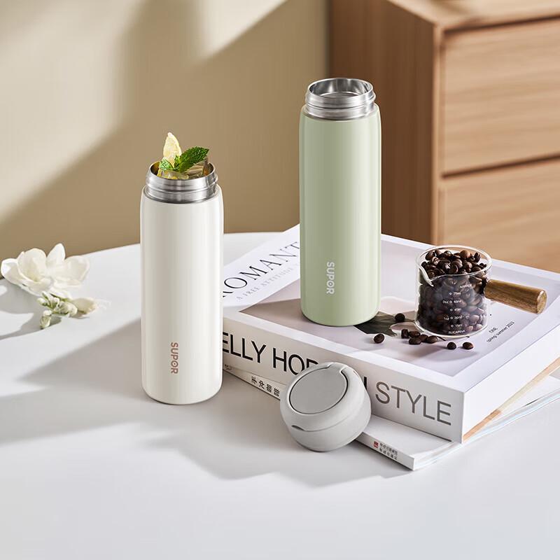 SUPOR 316L Stainless Steel Insulated Water Bottle, 450ml