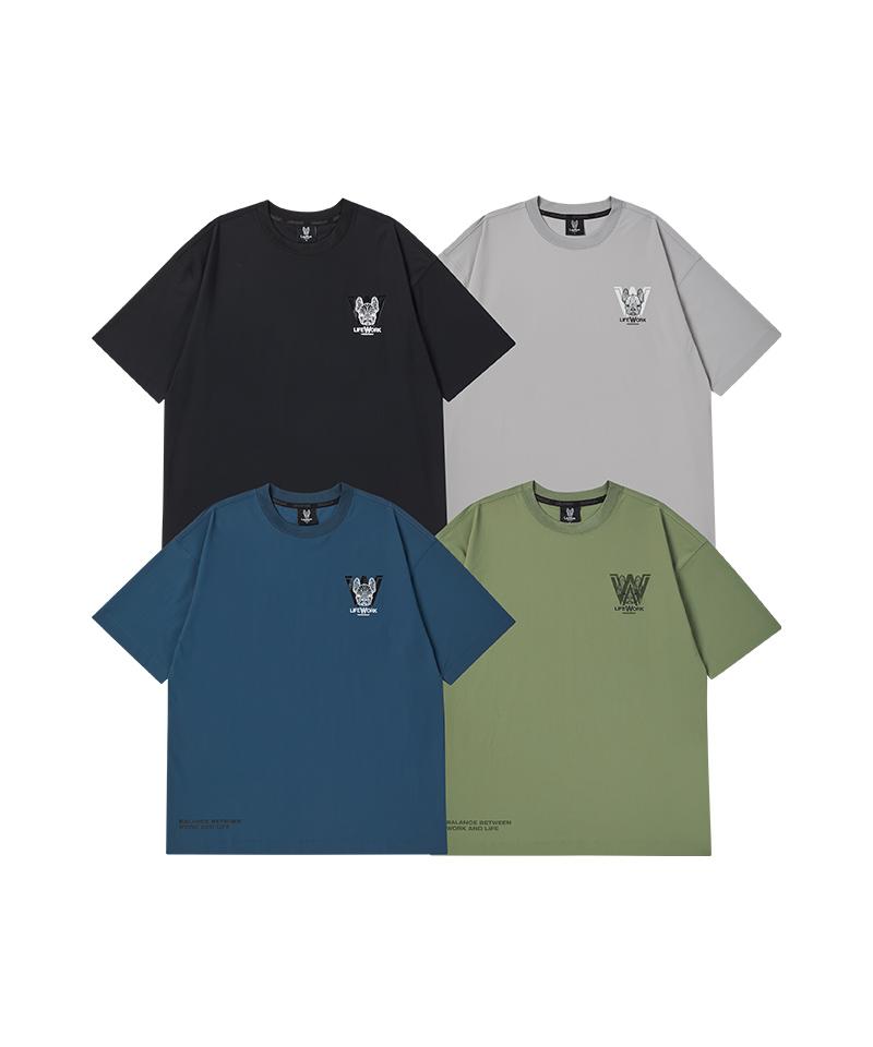 LIFEWORK Unisex) Venturi Minimaladog Short Sleeve T-Shirt