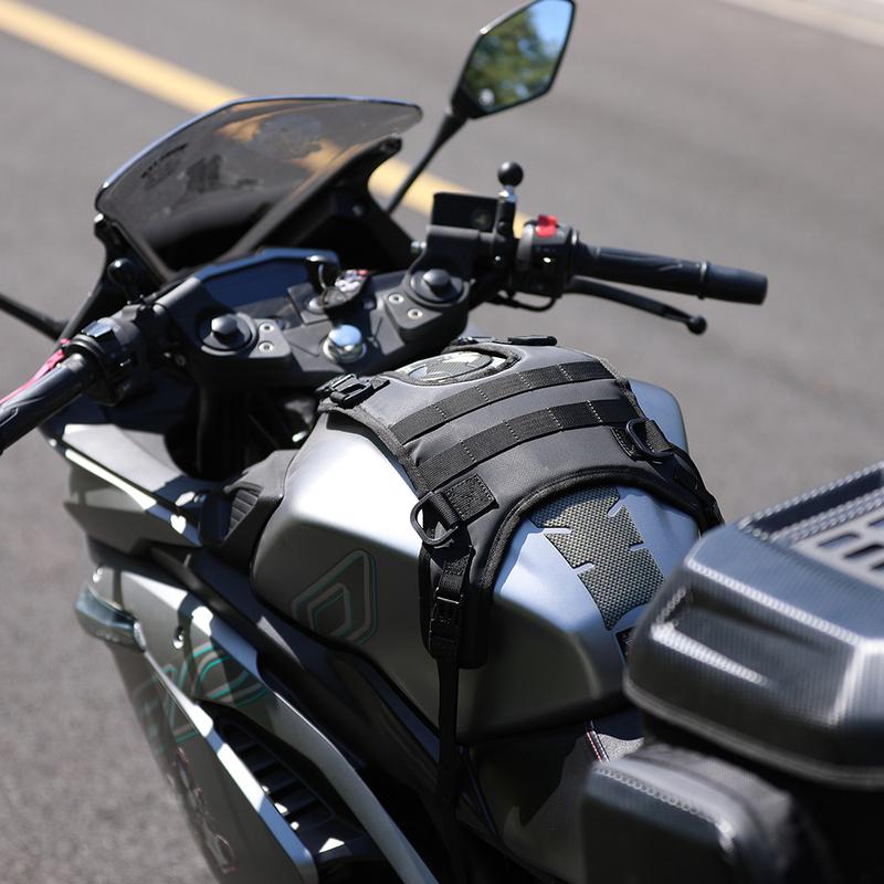 Universal Multi-Purpose Motorcycle Tank Bag Base Off-Road Compatible with Motorcycle Tank Vests Set