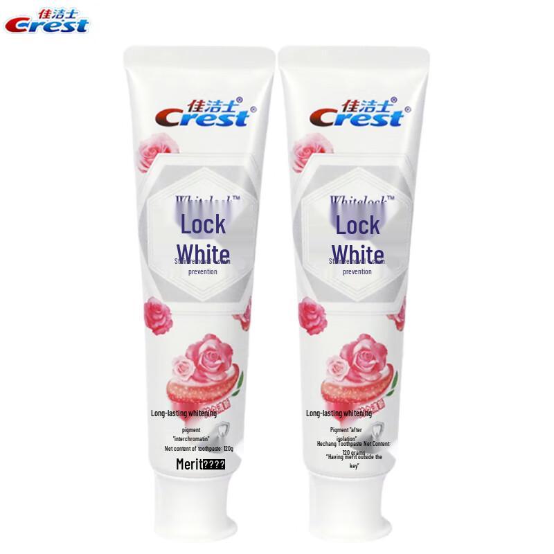 

Crest Dual Color Rose Whitening Toothpaste