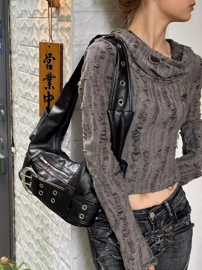 Fashionable Shoulder Bag, Large Capacity Versatile, And Cool Bag