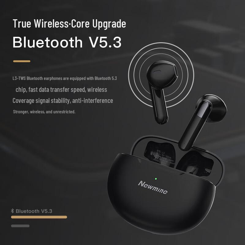 Newmine L3 TWS Half-In-Ear Bluetooth Earbuds