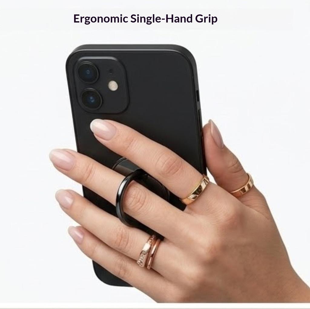 3.5Mm Ultra-thin Metal Mobile Phone Ring Bracket Rotates 360 Degrees, Mobile Phone Ring Buckle, Lazy