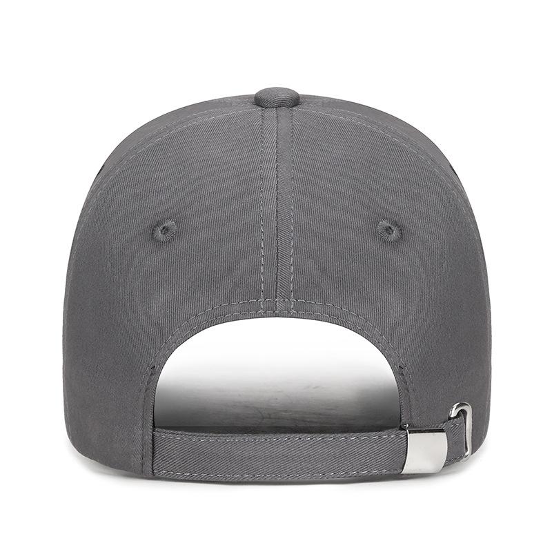 Wiosenna czapka bejsbolowa z bawełny pranej, z haftowanym napisem, chroniąca przed słońcem, z twardym daszkiem, stylowa, mała, outdoorowa czapka przeciwsłoneczna