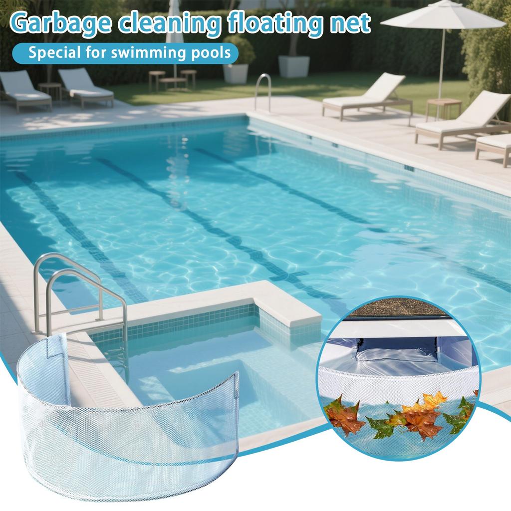 Swimming For The Oil Skimming Net System Of The Protective Pool, Stainless Steel Swimming Net, Indoor Or Ground Leaf Net,18 × 80cm