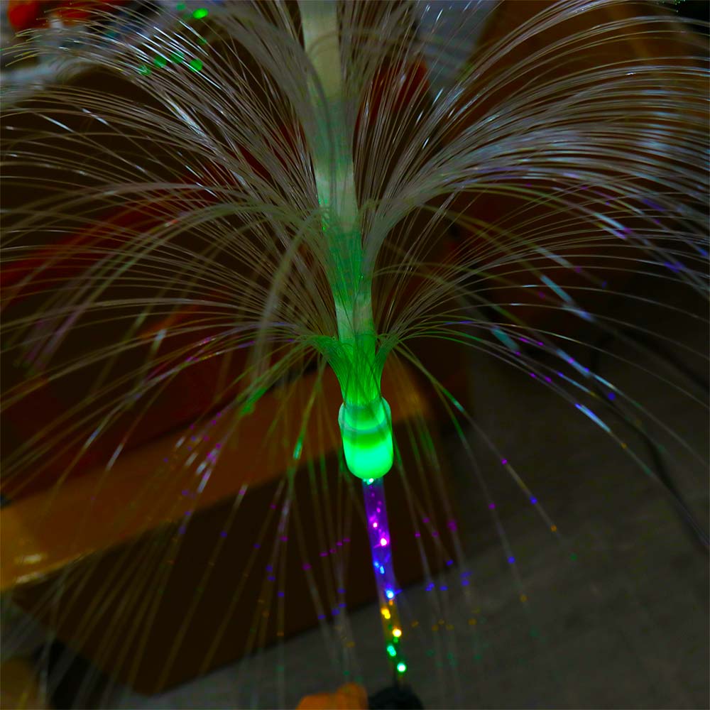 Waterproof Solar Fiber Jellyfish Lamp Christmas Tree Christmas Tree Light Jellyfish  Lights  Garden