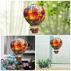 Acrylic Hot Air Balloon Sun Catcher Hangable Art Rainbow Disc Pendant For Window Home Wall Garden Hanging Decoration