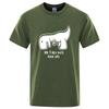 Men Funny La Linea Bike Amazing T Shirt Short Sleeved Cotton Tshirt Unique T-shirt Animation Comedy Tee Top Oversized Streetwear