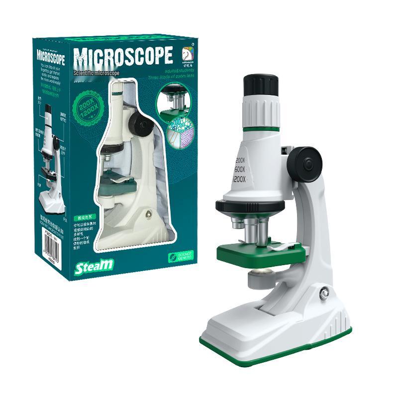 Xueyouma 1200X Children's Optical Microscope Science Experiment Set