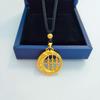 Vietnamese Pi Xiu Abacus Gold-Plated Pendant Necklace - Jewelry Gift for Girlfriend