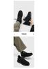 2026 Spring/Autumn Retro Versatile Men's Leather Lace-up Work Boots - British Style Casual Martin Boots