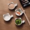 Piatto per salsa di soia Portacannesucchi Creativo Carino Piatto per contorni Condimento Piatto per intingoli Casa Piatto in ceramica