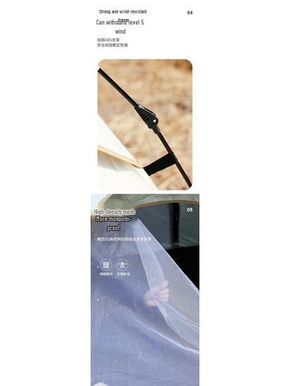 Automatic Outdoor Tent for 3-4 People - Sun Protection & Insect Proof, Suitable for Indoor/Outdoor Use