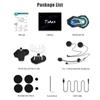 T Max Pro Motorcycle Intercom Bluetooth Helmet Headset 6 Riders BT 5.0 1200M FM Motor Interphone Communicator Earphone