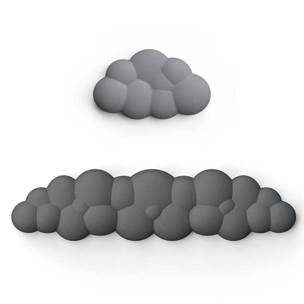 Mouse pad with wrist rest keyboard cloud anti-slip desktop office gamer mouse wrist rest Ergonomic keyboard mouse pad wrist rest