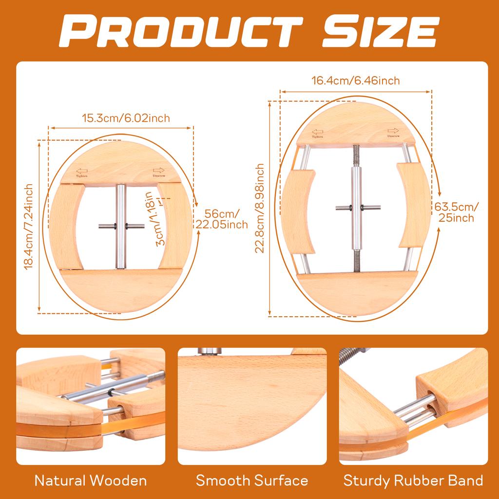 Repacego Adjustable Wooden Hat Stretcher Cap Shape Maintainer Premium Fedora Hat Rack for Storage Cowboy Baseball Hat Holders
