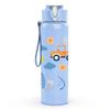 1PC Toy Car Cloud Seamless Pattern 750ml Color Plastic Sports Water Bottle Leakproof Flip Straw Lid Suitable for Sports Office Home Use