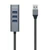 Aisens Aluminum USB 3.0 Hub - Type A Male To 4xType A Female - 10cm-A106-0507