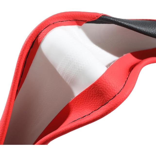 Car Steering Wheel Cover, Microfiber Leather Steering Wheel Cover Red,Universal 15 Inch Anti-Slip Comfortable Steering Wheel Covers Men Women