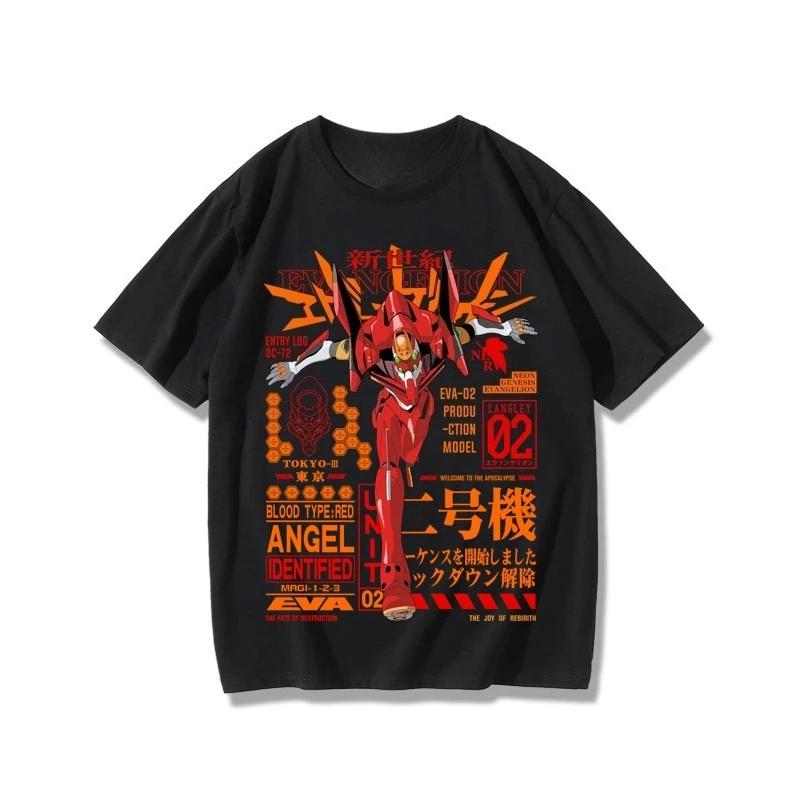 Neon Genesis Evangelion End of Eva Eye Shirt Classic Style Short Sleeve Shirt Unisex Men Women Summer Crew Neck Cotton Tee